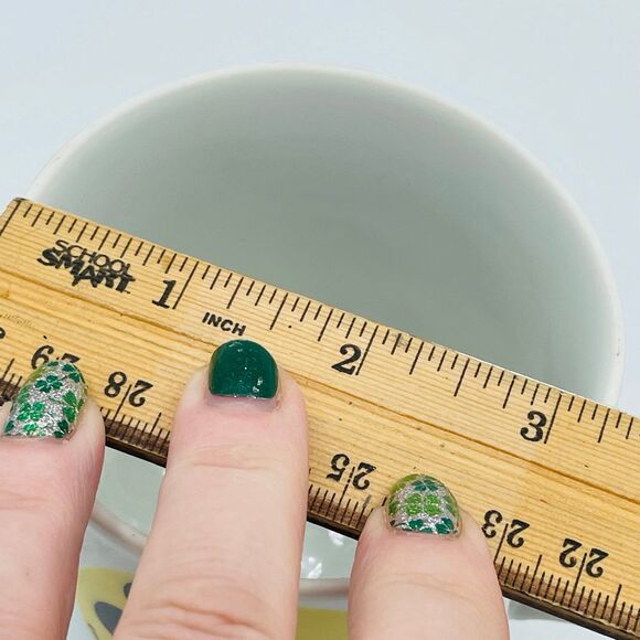 Vintage Pedestal Mickey Mouse Coffee Tee Mug Yellow Trim Walt Disney Productions - Picture 8 of 8